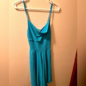 Baby blue short dress